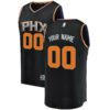 Men's Custom Black NBA Phoenix Suns Jersey - Replica