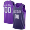 Men's Phoenix Suns Swingman Purple Custom Jersey - City Edition - - Replica