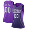 Woman's Phoenix Suns Swingman Purple Custom Jersey - City Edition - - Replica