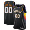 Men's Phoenix Suns The Valley NBA Finals Patch 2021 Custom Jersey - All Stitched - Replica