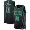 Woman's Boston Celtics #00 Custom 2022/23 Statement Edition Swingman Jersey - Black - Replica