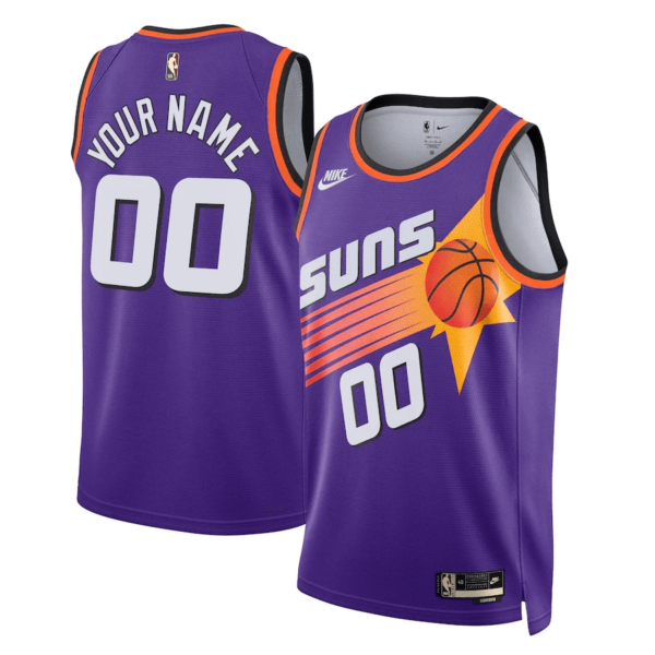 Woman's #00 Phoenix Suns Custom 2022/23 Swingman Jersey - Classic Edition - Replica