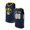 Youth's Customized Denver Nuggets Navy Blue City Edition Jersey - Replica