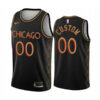 Men's Custom Chicago Bulls Black Motor City Edition No Little Plans 2020-21 Jersey - Replica