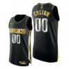 Men's DALLAS MAVERICKS CUSTOM GOLDEN EDITION LIMITED BLACK JERSEY 2020-21 -