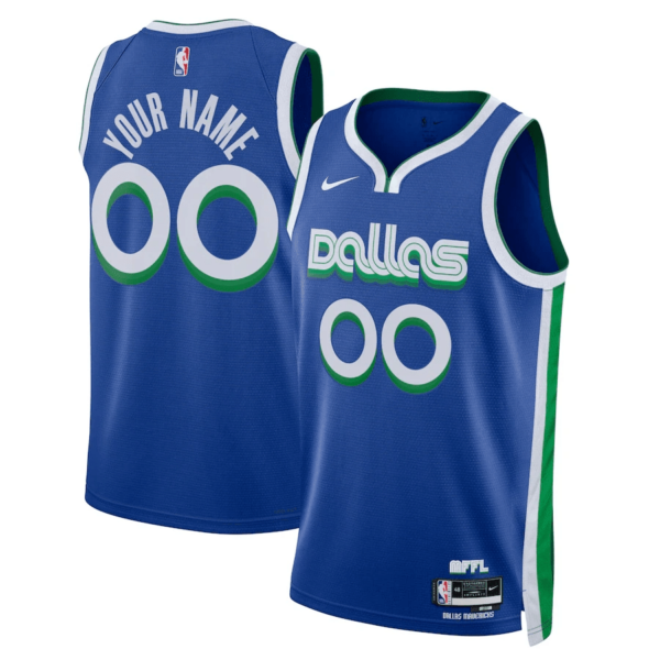 Woman's Dallas Mavericks Custom City Edition Swingman Jersey 2022-23 - Replica