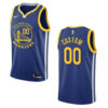 Men's 2019-20 Golden State Warriors #00 Custom Icon Swingman Jersey - Royal - Replica