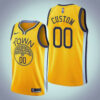 Youth's Golden State Warriors #00 Custom Earned Jersey - - Replica