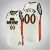 Youth's Golden State Warriors #00 Custom We Believe White Jersey - - Replica