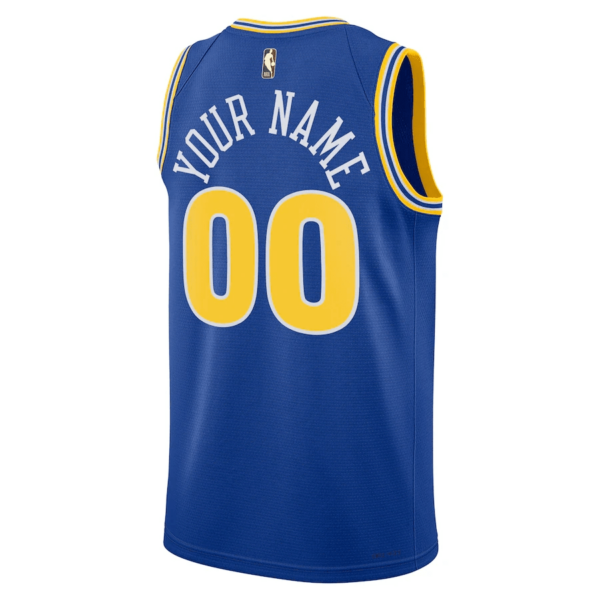 Men's Custom Golden State Warriors 2022/23 Swingman Jersey - Classic Edition - Blue - Replica