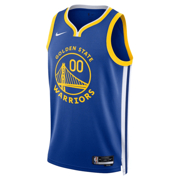 Men's Custom Golden State Warriors 2022/23 Swingman Jersey Blue - Icon Edition - Replica