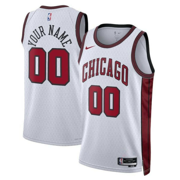 Woman's Custom Chicago Bulls City Edition Swingman Jersey 2022-23 - Replica