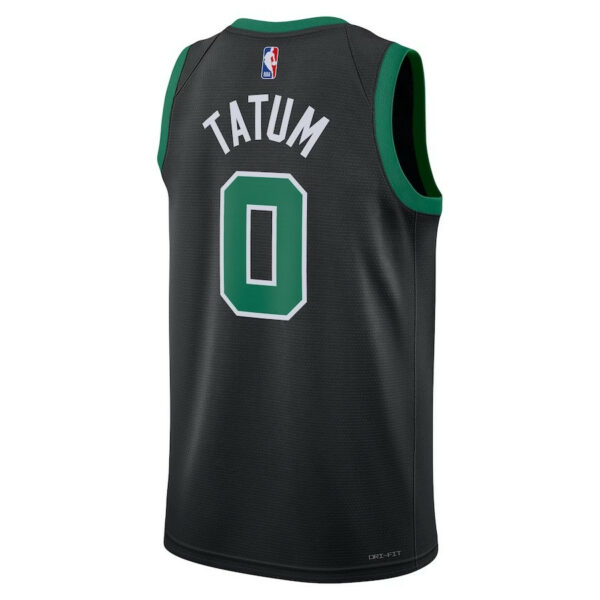 Men's Jayson Tatum Boston Celtics 2022/23 Statet Edition Swingman Jersey - Black - Replica