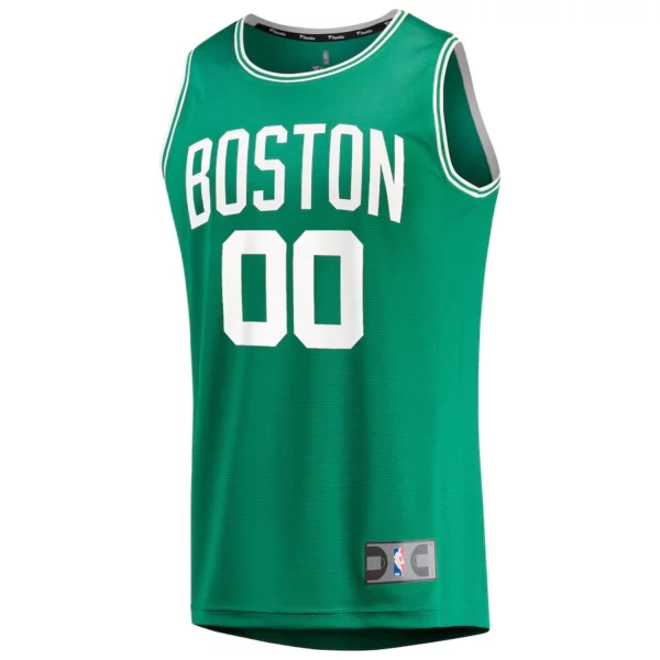 Men's Boston Celtics Fast Break Custom Replica Jersey Kelly Green - Icon Edition