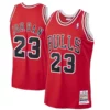 Woman's Michael Jordan Chicago Bulls 1997-98 Hardwood Classics Player Jersey - Red -