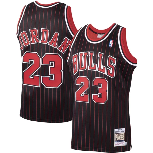 Men's Michael Jordan Chicago Bulls Hardwood Classics 1995-96 Jersey - Black - Replica