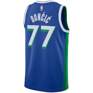 Men's Luka Doncic Dallas Mavericks 2022/23 Swingman Jersey - City Edition - Blue -