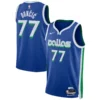 Men's Luka Doncic Dallas Mavericks 2022/23 Swingman Jersey - City Edition - Blue - Replica