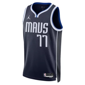 Youth's Luka Doncic Dallas Mavericks 2022/23 Statet Edition Swingman Jersey - Navy - Replica