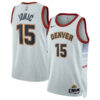 Youth's Nikola Jokic Denver Nuggets 2022/23 Fastbreak Jersey - City Edition - Silver - Replica