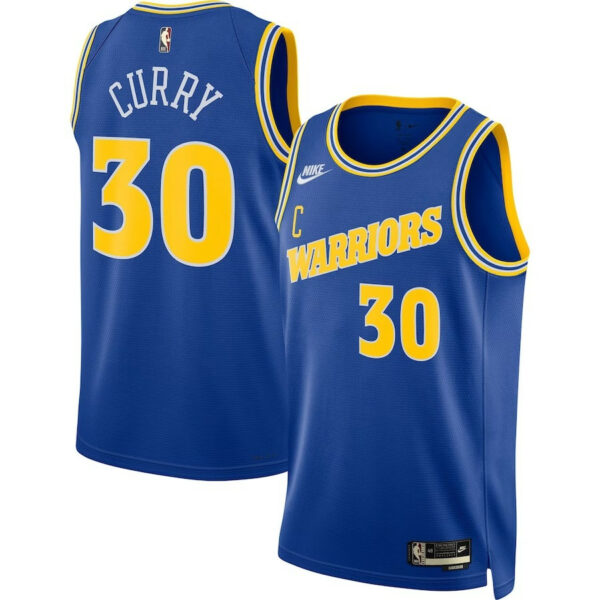 Men's Stephen Curry Golden State Warriors 2022/23 Swingman Jersey Royal - Classic Edition - Replica