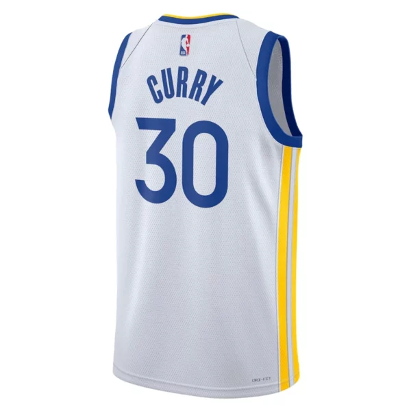 Men's Stephen Curry Golden State Warriors Unisex 2022/23 Swingman Jersey - Association Edition - White - Replica