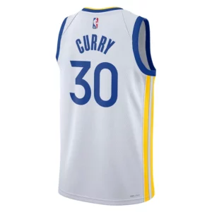 Woman's Stephen Curry Golden State Warriors Unisex 2022/23 Swingman Jersey - Association Edition - White - Replica