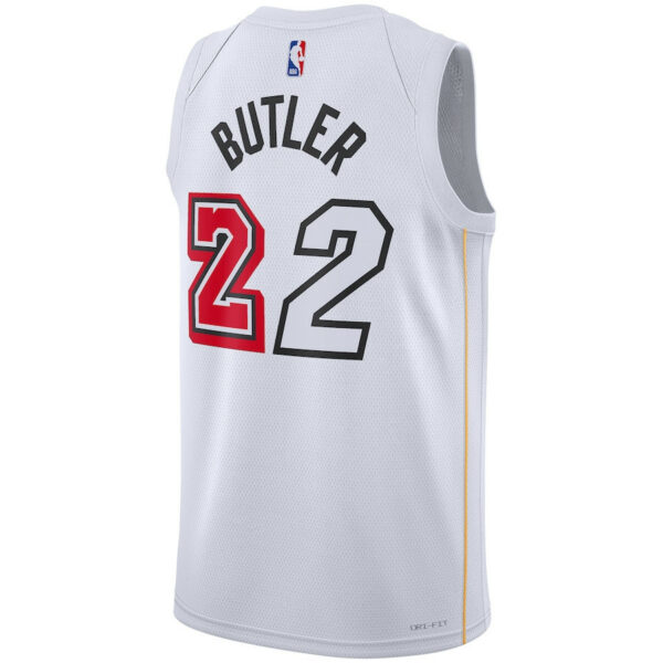 Youth's Jimmy Butler Miami Heat 2022/23 Swingman Jersey - City Edition - White - Replica