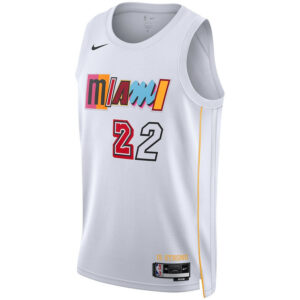 Woman's Jimmy Butler Miami Heat 2022/23 Swingman Jersey - City Edition - White - Replica