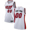 Woman's Custom Miami Heat Swingman White Jersey - Association Edition - Replica