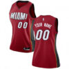 Woman's Custom Miami Heat Swingman Red Jersey - Statement Edition - Replica