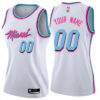 Woman's Custom Miami Heat Swingman White Jersey - City Edition - Replica