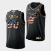 Men's Miami Heat #00 Custom 2019 Independence Day Golden Edition Jersey - Replica