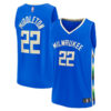 Youth's Khris Middleton Milwaukee Bucks 2022/23 Fastbreak Jersey - City Edition - Royal - Replica