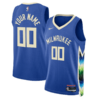 Men's Milwaukee Bucks Custom #00 City Edition Swingman Jersey 2022-23 - Replica