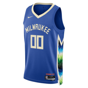 Woman's Milwaukee Bucks Custom #00 City Edition Swingman Jersey 2022-23 - Replica