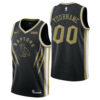 Youth's Toronto Raptors Custom #00 OVO Black Jersey - Replica