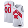 Youth's TORONTO RAPTORS 2020/21 SWINGMAN CUSTOM JERSEY â€“ ASSOCIATION EDITION â€“ WHITE - -