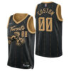 Youth's Toronto Raptors Custom #00 2021-22 75th Anniversary City Edition Black Swingman Jersey - Replica