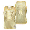 Men's Toronto Raptors #00 Custom Midas SM Hardwood Classics Gold Jersey - Replica