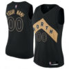 Woman's Custom Toronto Raptors Swingman Black Jersey - City Edition - Replica