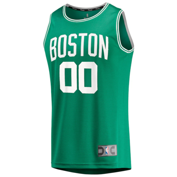 Youth's Boston Celtics Fast Break Custom Replica Jersey Kelly Green - Icon Edition