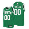 Youth's Boston Celtics Custom 2020-21 Icon Edition Green Jersey - Replica