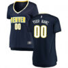 Woman's Custom Denver Nuggets Swingman Navy Fast Break Jersey - Icon Edition - Replica