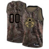 Men's Custom Denver Nuggets Swingman Camo Realtree Collection Jersey - Replica