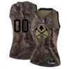 Woman's Custom Denver Nuggets Swingman Camo Realtree Collection Jersey - Replica