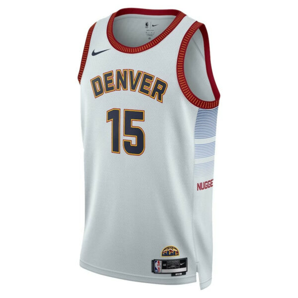 Woman's Nikola Jokic Denver Nuggets 2022/23 Fastbreak Jersey - City Edition - Silver - Replica