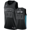 Youth's Charlotte Hornets Custom Name Number Jersey City Black - Replica