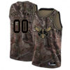 Youth's Custom Charlotte Hornets Swingman Camo Realtree Collection Jersey - Replica