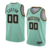 Youth's Charlotte Hornets NO.00 Custom Green City 2020-21 - Jersey - - Replica